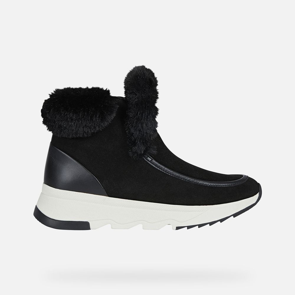 Geox Bayan Ankle Bot Siyah - Falena Abx - IVA-527836